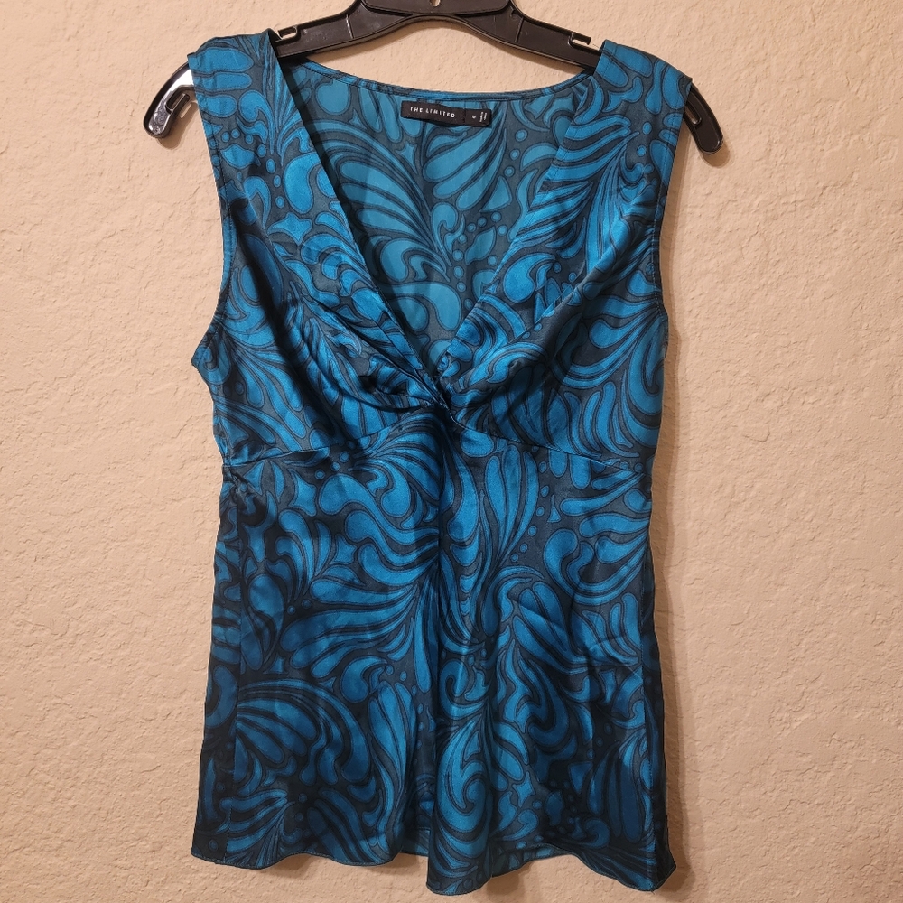 The Limited Sleeveless Silk Blouse Sz M